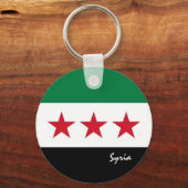 シリア独立,シリア国旗,愛国的/スポーツ キーホルダー (裏面)