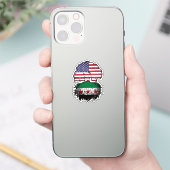 シリア系アメリカ人の根と冠の樹 シール (スマートフォン)