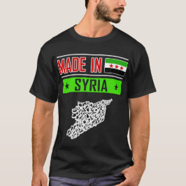 シリア、シリア、無料シリア国旗。 Tシャツ