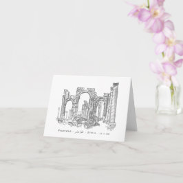 シリア、パルミラ、記念碑のアーチ カード