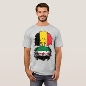 シリア・ベルギー 根と冠の樹 Tシャツ (正面フル)