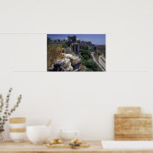 シリア、マルカブ城、十字軍の城 ポスター (キッチン)