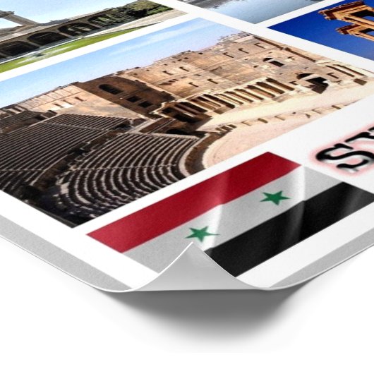 シリア – モザイク –  ポスター (角)