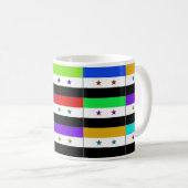 シリアMultihueはマグに印を付けます コーヒーマグカップ (正面右)