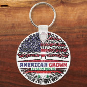 シリアUSアメリカ合衆国アメリカ合衆国統一された州ツリー キーホルダー (裏面)