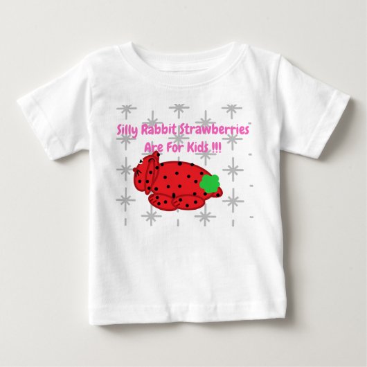 シリィ・ラビット ベビーTシャツ (正面)