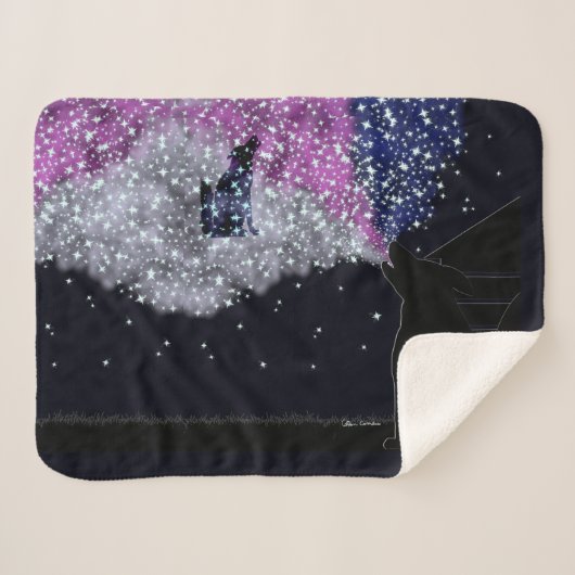 シリウスとの夏の夜 シェルパブランケット (正面(横))