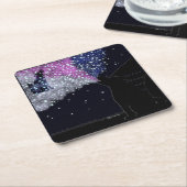 シリウスとの夏の夜 スクエアペーパーコースター (アングル)