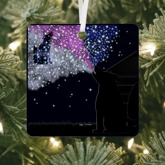 シリウスとの夏の夜 メタルオーナメント (インサイチュ)