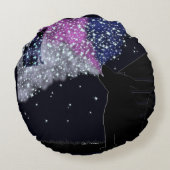 シリウスとの夏の夜 ラウンドクッション (裏面)