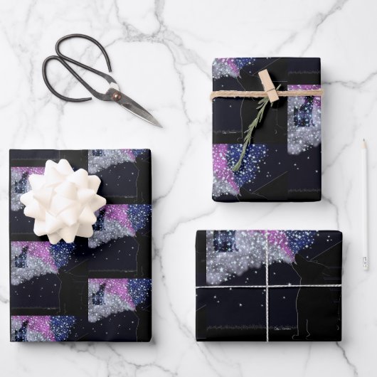 シリウスとの夏の夜 ラッピングペーパーシート (正面)