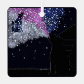 シリウスと過ごす夏の夜 メタルオーナメント (裏面)