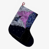 シリウスと過ごす夏の夜  ラージクリスマスストッキング (正面 (吊り時))