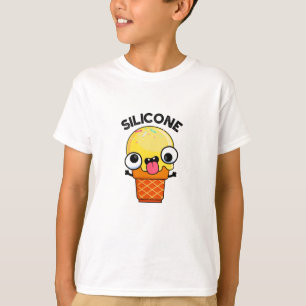 シリコンおもしろいアイスクリームコーンパン Tシャツ