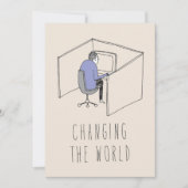 シリコンバレーのみグリーティングカード:世界 カード (正面)