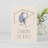 シリコンバレーのみグリーティングカード:世界 カード (スタンド正面)