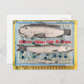 シリコンバレーの魚とチップ ポストカード (正面/裏面)