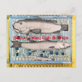 シリコンバレーの魚とチップ ポストカード