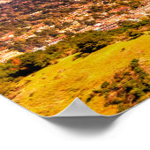 シリコンバレー/クパーチノパノラマビュープリント ポスター (角)