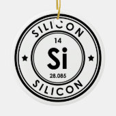 シリコン素子セラミックオーナメント セラミックオーナメント (正面)