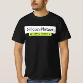 シリコン高原バンガロール座標Tシャツ Tシャツ (正面)