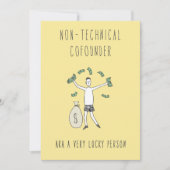 シリコン・バレーの挨拶状でだけ: 共同出資者 カード (正面)