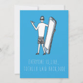 シリコン・バレーの挨拶状でだけ: 男 カード (正面)