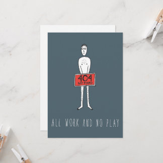 シリコン・バレーの挨拶状でだけ: 間違い404 カード