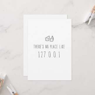 シリコン・バレーの挨拶状でだけ: 127.0.0.1 カード