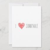 シリコン・バレーの挨拶状でだけ: Sunnyvale カード (正面)