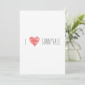シリコン・バレーの挨拶状でだけ: Sunnyvale カード (スタンド正面)