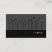 シリコン・バレーシリーズ-黒およびオレンジ 名刺 (裏面)