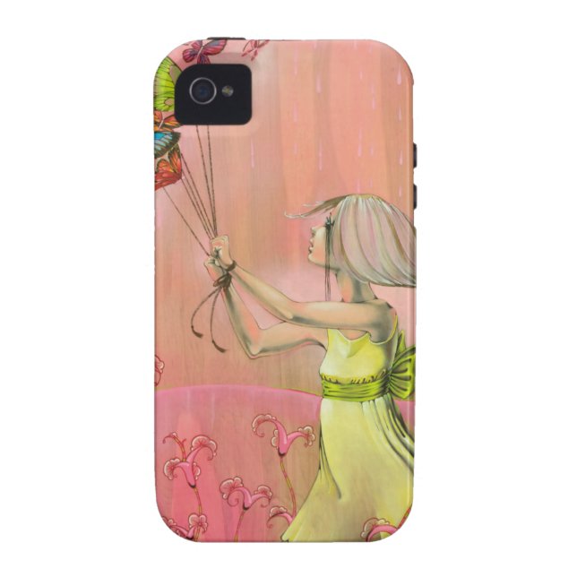 "シリコーンの覆いとの計画"のiphoneの堅い場合脱出して下さい Case-Mate iPhoneケース (裏面)