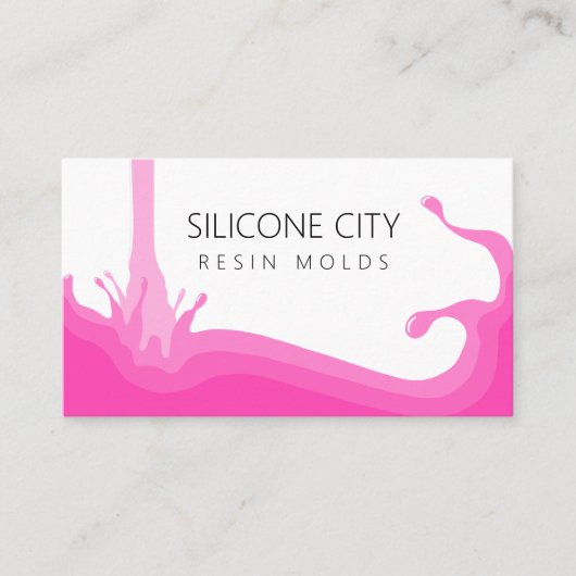 シリコーン樹脂モールド 名刺 (正面)