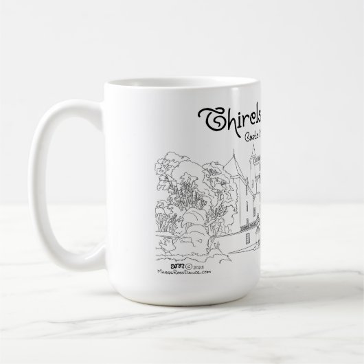 シリスタン城 スコットランド コーヒーマグカップ (左)