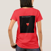 シリバレンタインシャツ Tシャツ (裏面)