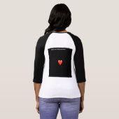 シリバレンタインシャツ Tシャツ (裏面フル)