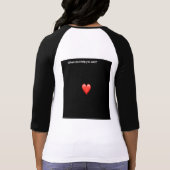 シリバレンタインシャツ Tシャツ (裏面)