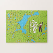 シリヤンマップ スウェーデン ジグソーパズル (横)