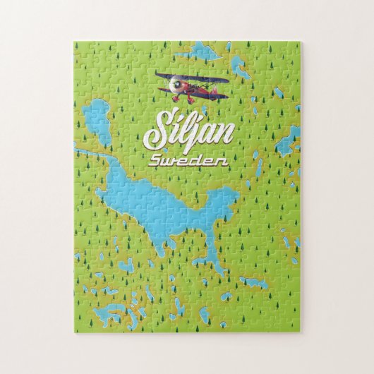 シリヤンマップ スウェーデン ジグソーパズル (縦)