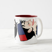 シリルのキスのマグ ツートーンマグカップ (正面右)