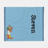 シリル休暇のリス フリースブランケット (正面(横))