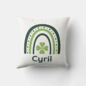 シリル・クローバー・ボホレインボー クッション (裏面)