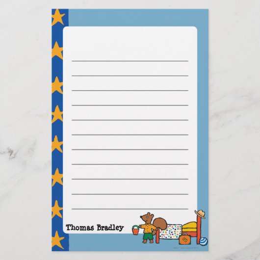 シリル・ザ・リスオン・バケーション 便箋 (正面)