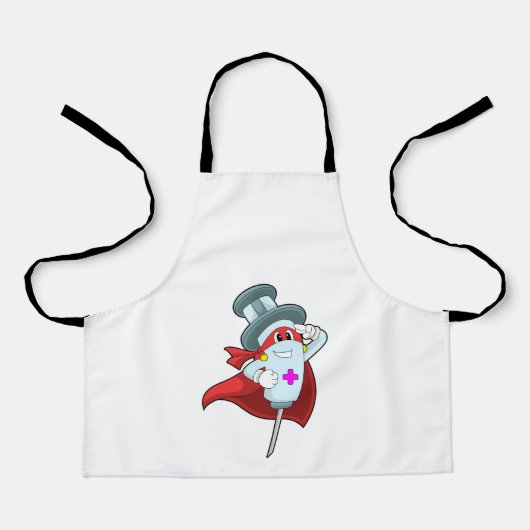 シリンジとナースとしての英雄 エプロン (正面)