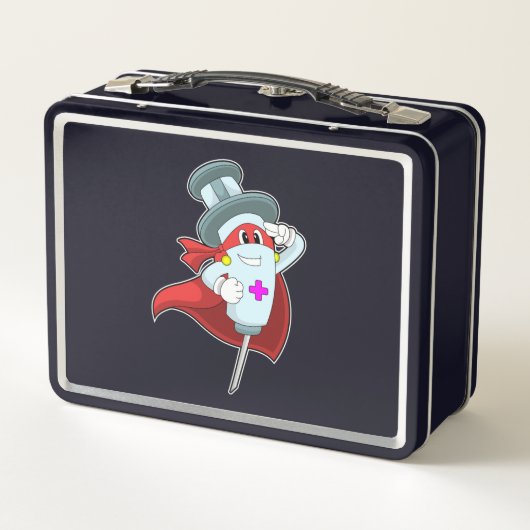 シリンジとナースとしての英雄 メタルランチボックス (裏面)