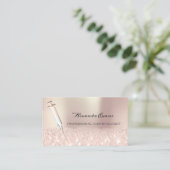 シリンジバラグリッターボトックス注射化粧品学 予約カード (スタンド正面)