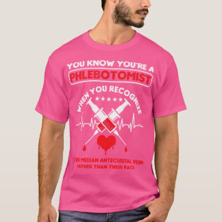 シリンジフロートミスト静脈切開術ハート脈 Tシャツ