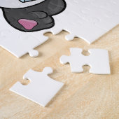 シリンジ付きナースとしてのパンダ ジグソーパズル (側面)