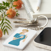 シリンジ付き笑顔のナース キーホルダー (正面右)